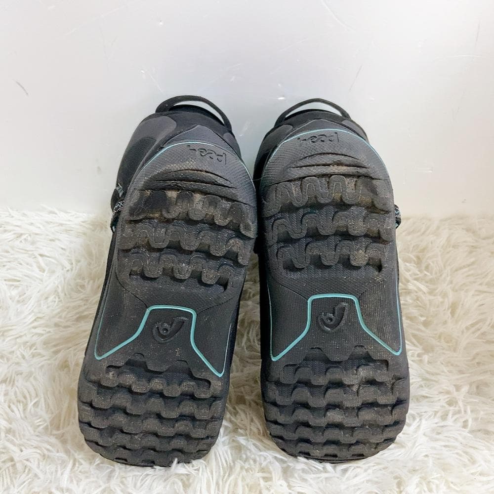 【美品】HEAD BOA 25CM レディース ブーツ スノーボード 黒×水色