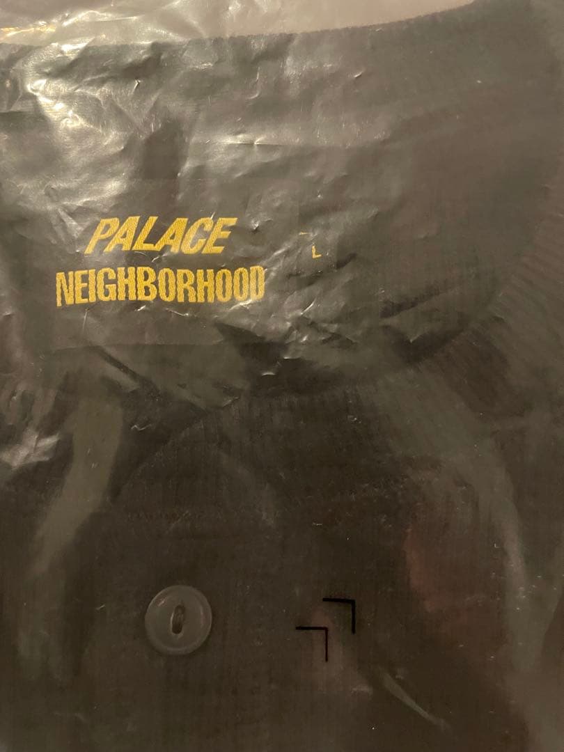 PALACE NEIGHBORHOOD ブラック長袖カットソー　Lサイズ
