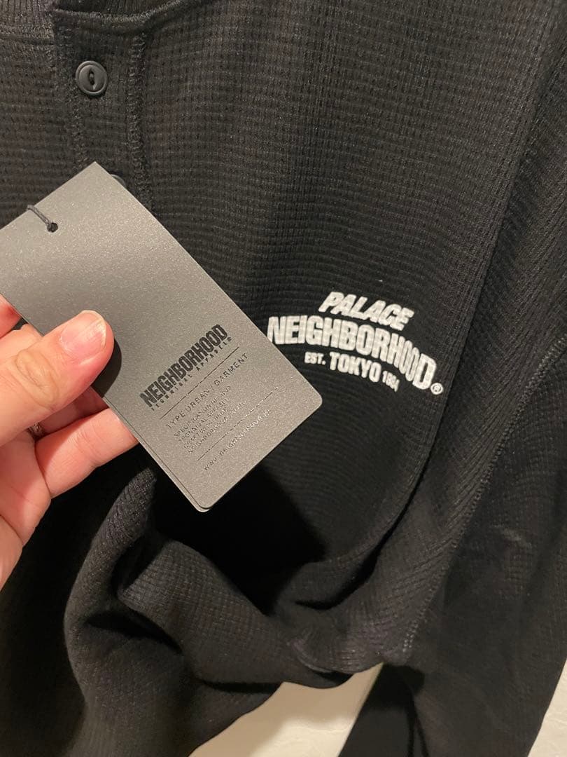 PALACE NEIGHBORHOOD ブラック長袖カットソー　Lサイズ