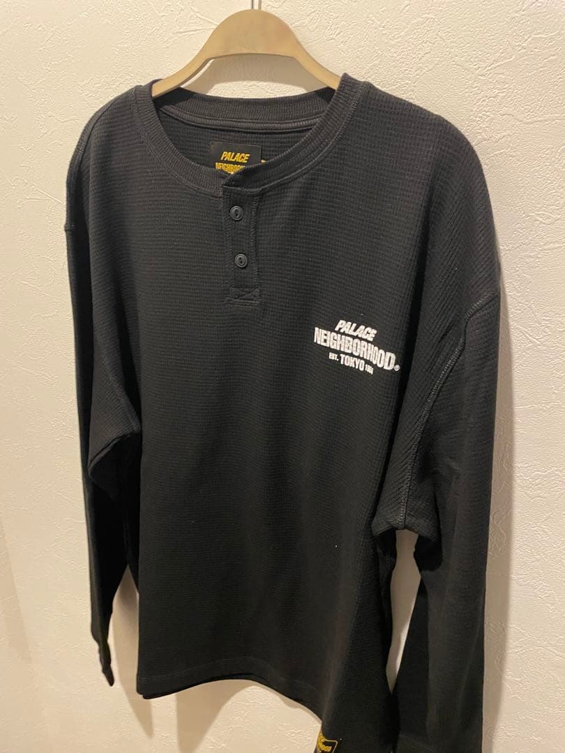 PALACE NEIGHBORHOOD ブラック長袖カットソー　Lサイズ