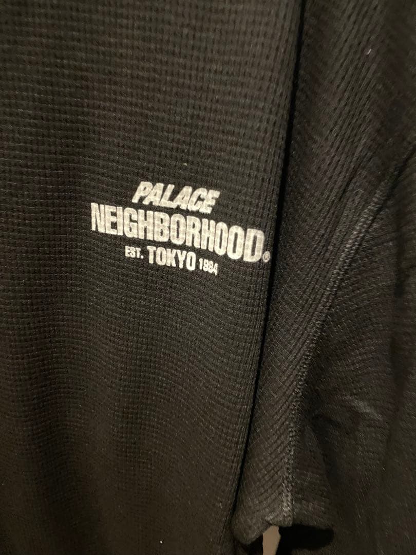 PALACE NEIGHBORHOOD ブラック長袖カットソー　Lサイズ