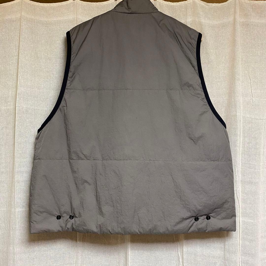 moif(ムイフ) 22AW オーバーミル ベスト グレー 2サイズ