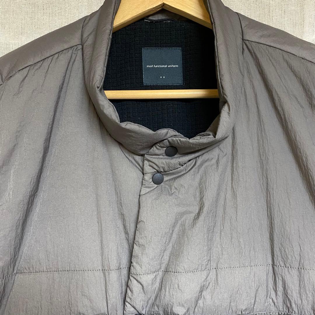 moif(ムイフ) 22AW オーバーミル ベスト グレー 2サイズ