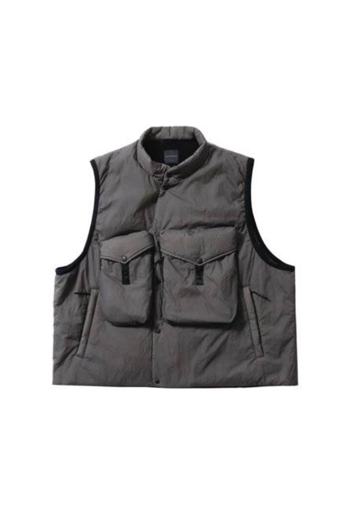 moif(ムイフ) 22AW オーバーミル ベスト グレー 2サイズ