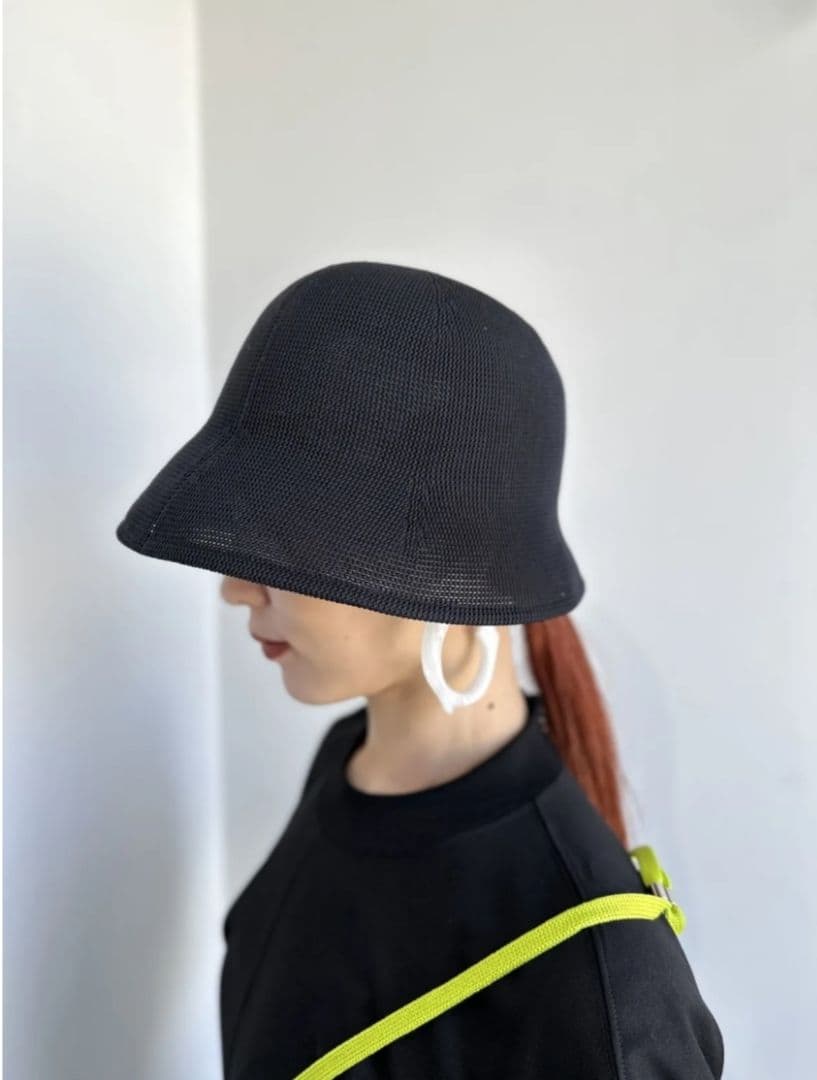 CFCL【MESH KNIT HAT】BLACK