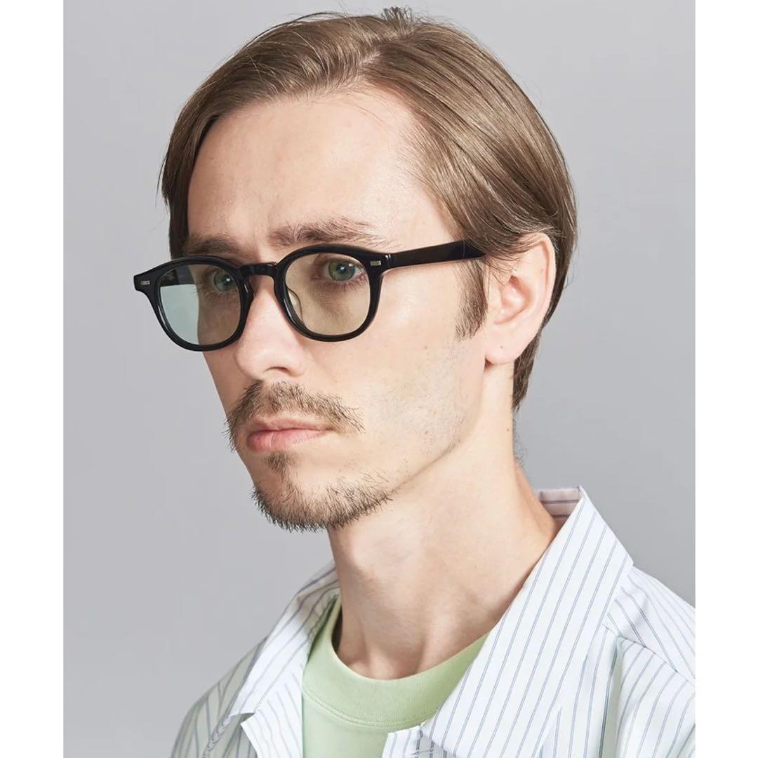 金子眼鏡 ユナイテッドアローズ john サングラス 黒縁 メガネ カラーレンズ