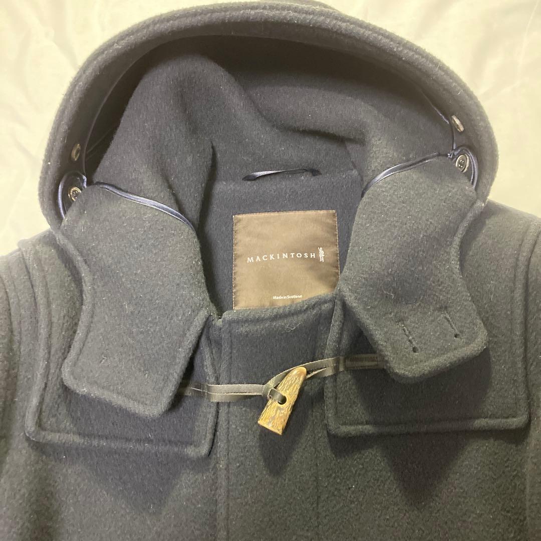 【良品】MACKINTOSH マッキントッシュ ダッフルコート ウール 濃紺