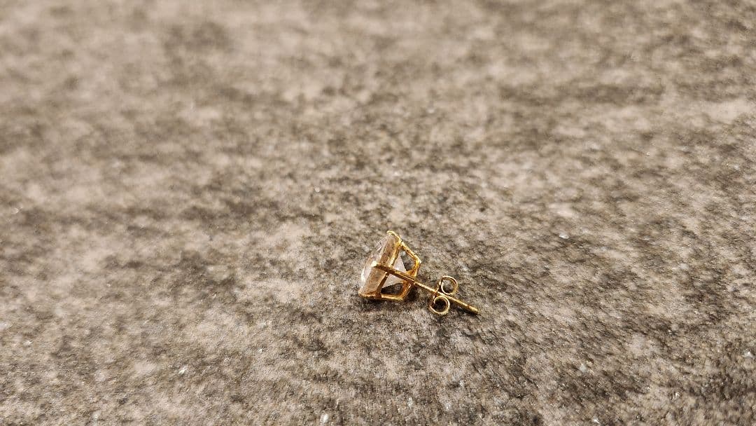 AVALANCHE アバランチ14Kイエローゴールドジルコニアピアス 約10mm