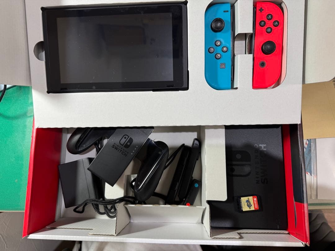Nintendo Switch 青/赤 +モンハンRISE