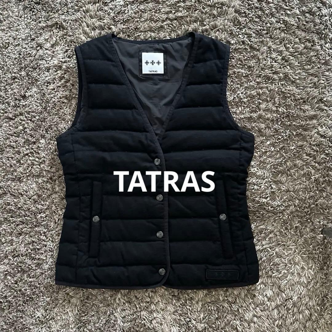 TATRAS タトラス ダウンベスト キルティング ブラック　インナーダウン