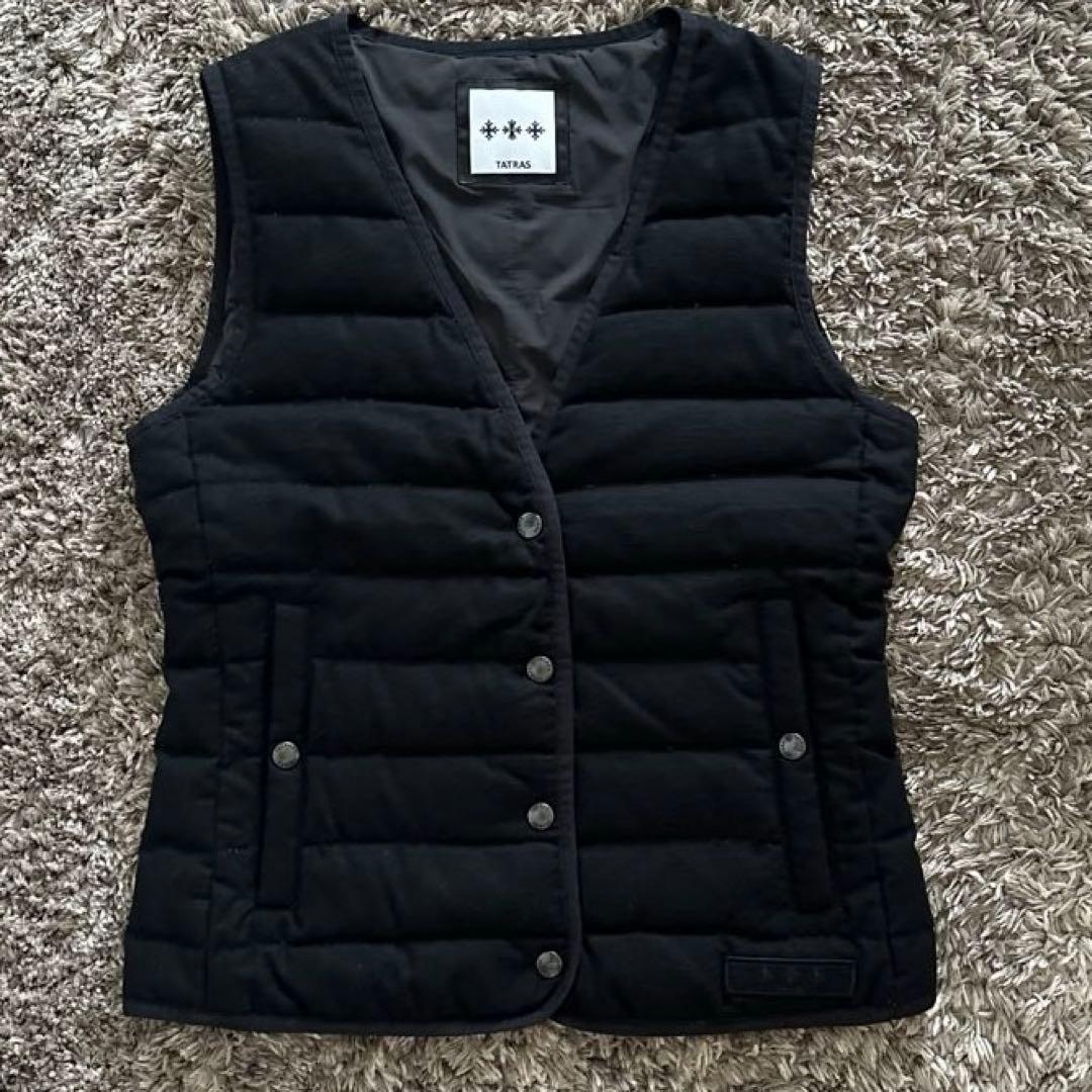 TATRAS タトラス ダウンベスト キルティング ブラック　インナーダウン