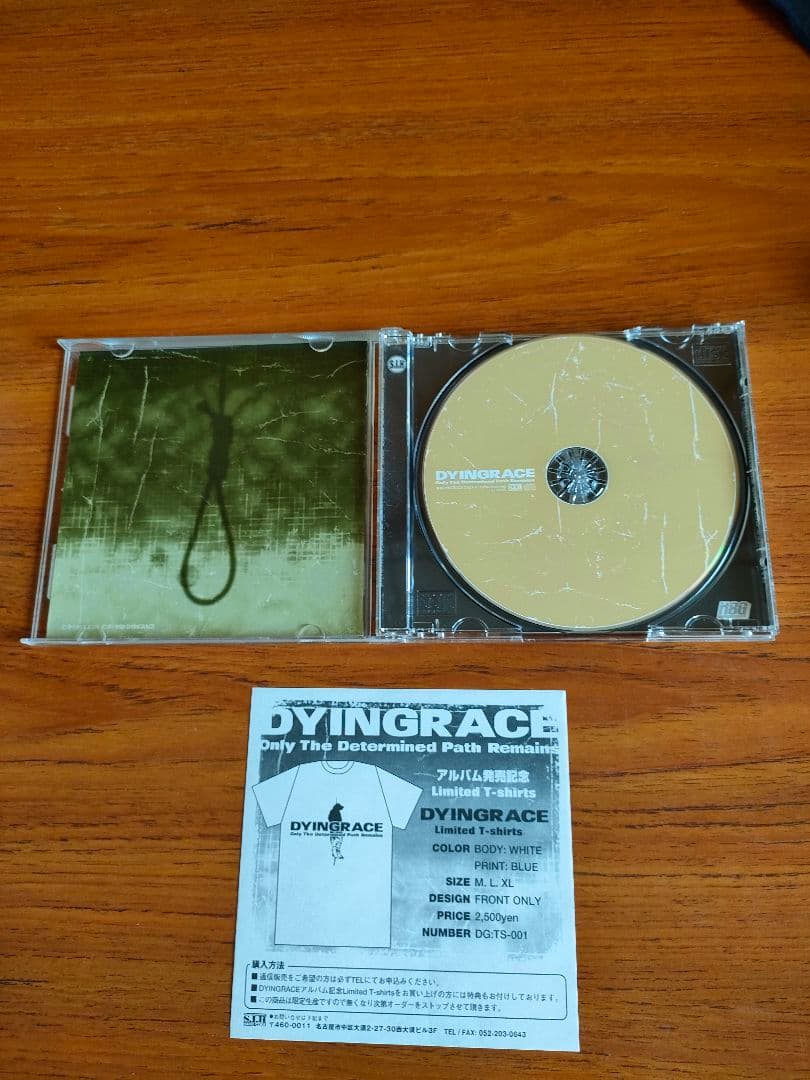 廃盤 ダイイングレイス オンリー・ザ・ディターミンド・パス・リメインズ