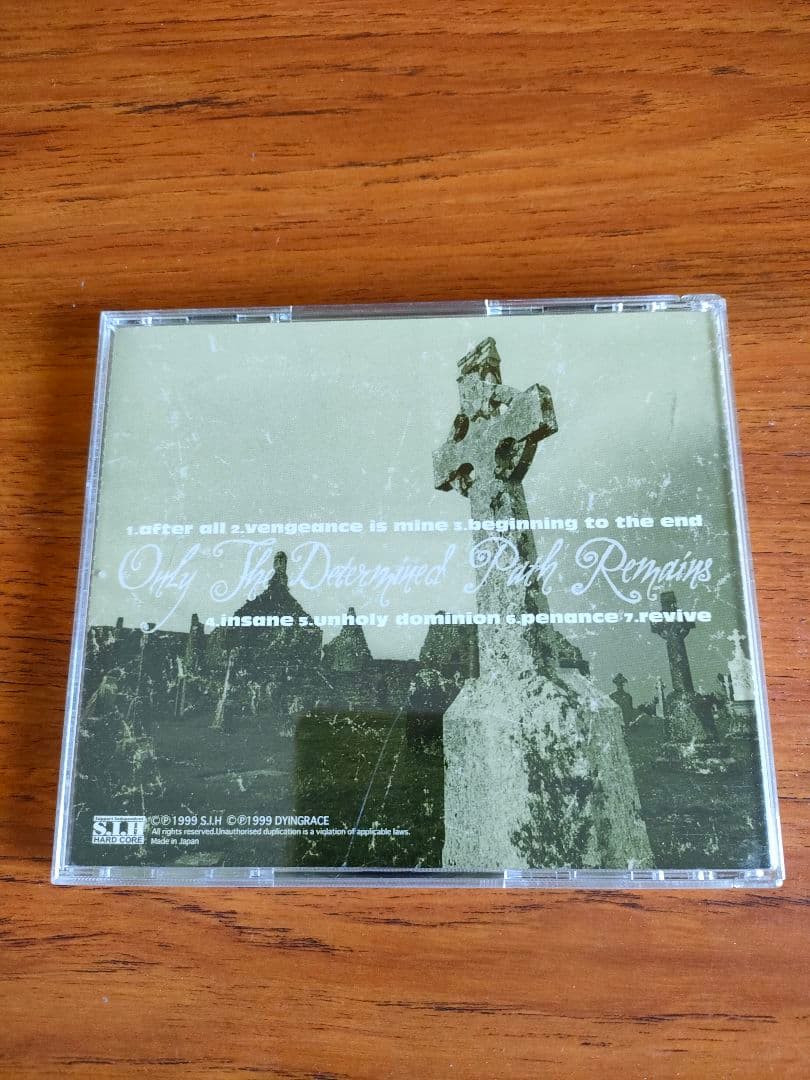 廃盤 ダイイングレイス オンリー・ザ・ディターミンド・パス・リメインズ
