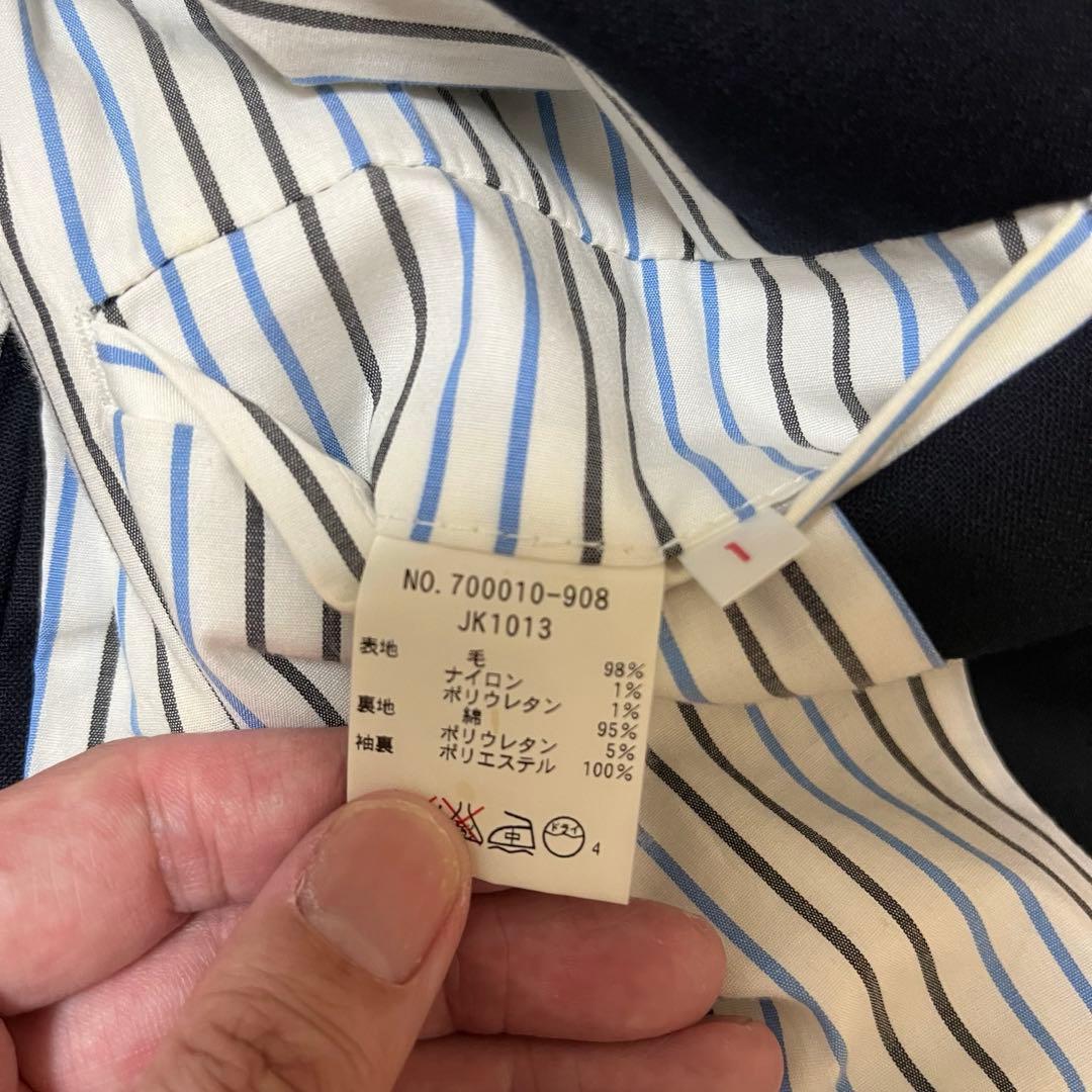 BLUE BLUE セットアップ　スーツ　スリーピース　ネイビー　段返り3B