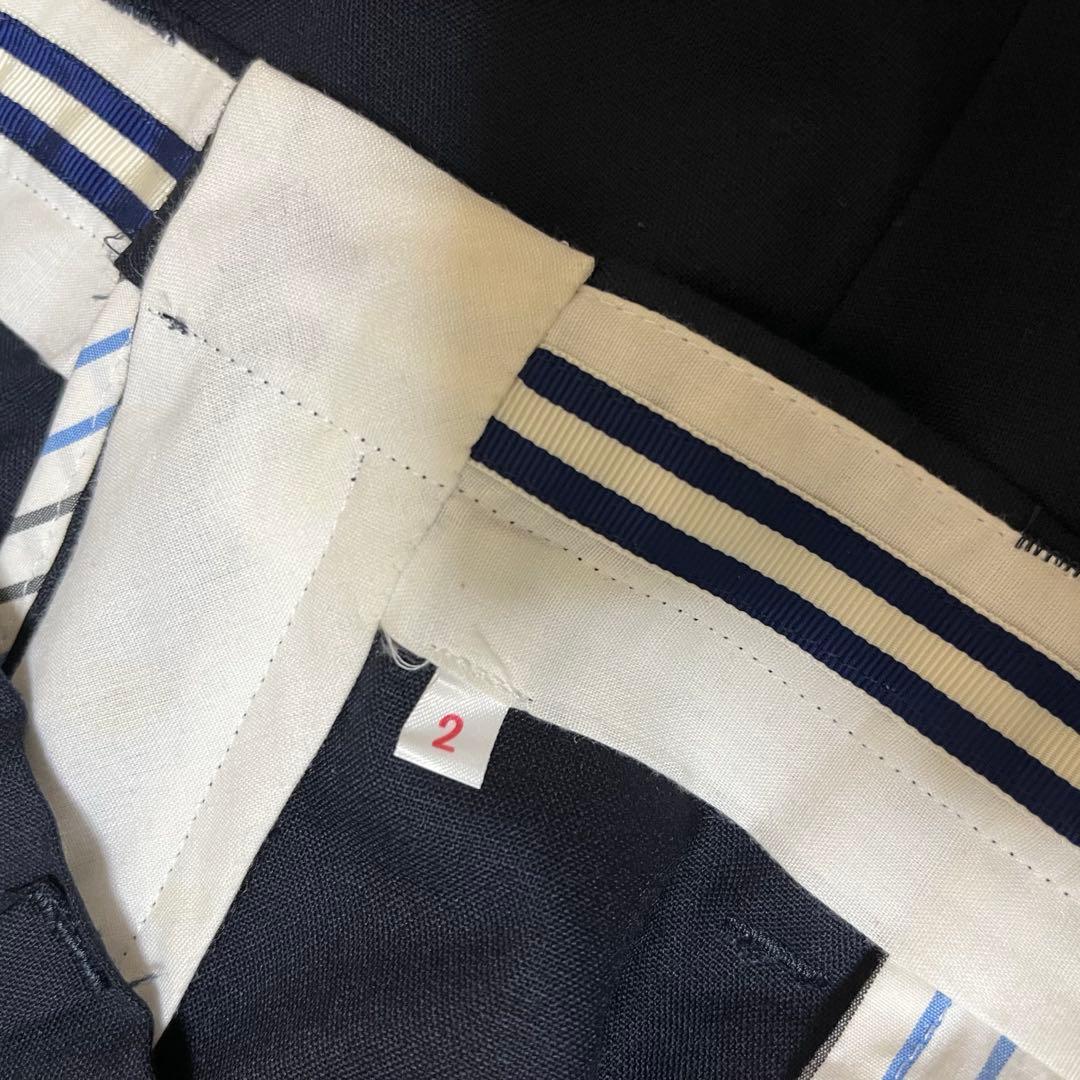 BLUE BLUE セットアップ　スーツ　スリーピース　ネイビー　段返り3B