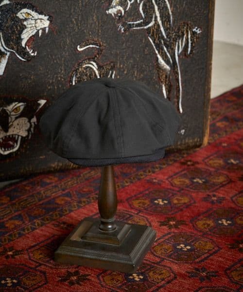 ミスターファットマン XL ワックスドコットン キャスケットブラック