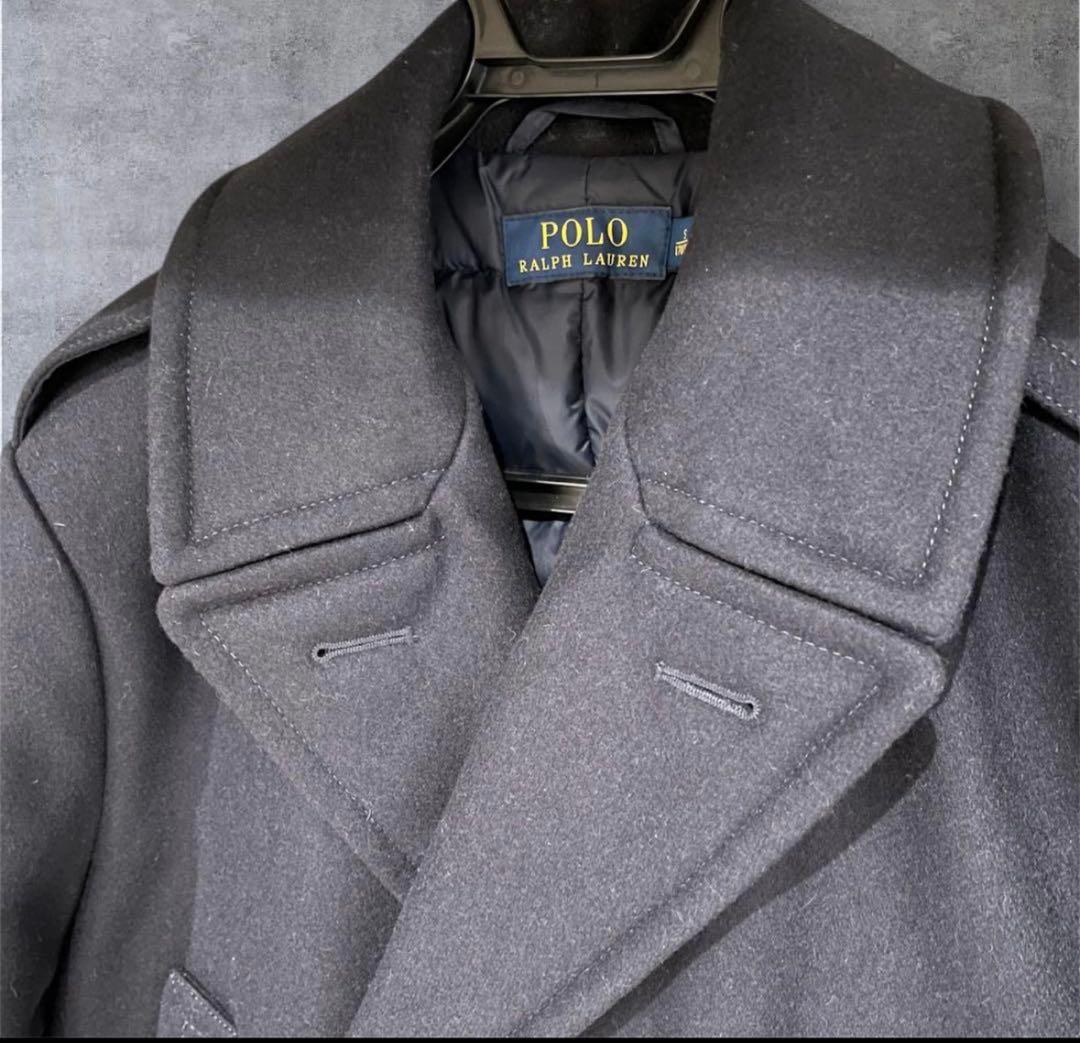 ポロラルフローレンRalph Laurenダウンピーコートネイビー