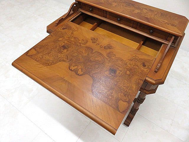 x*u様 イタリア製　 クラシック様式ワークデスク 　　書斎机/応接机/サイドデ