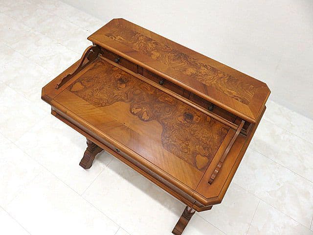 x*u様 イタリア製　 クラシック様式ワークデスク 　　書斎机/応接机/サイドデ