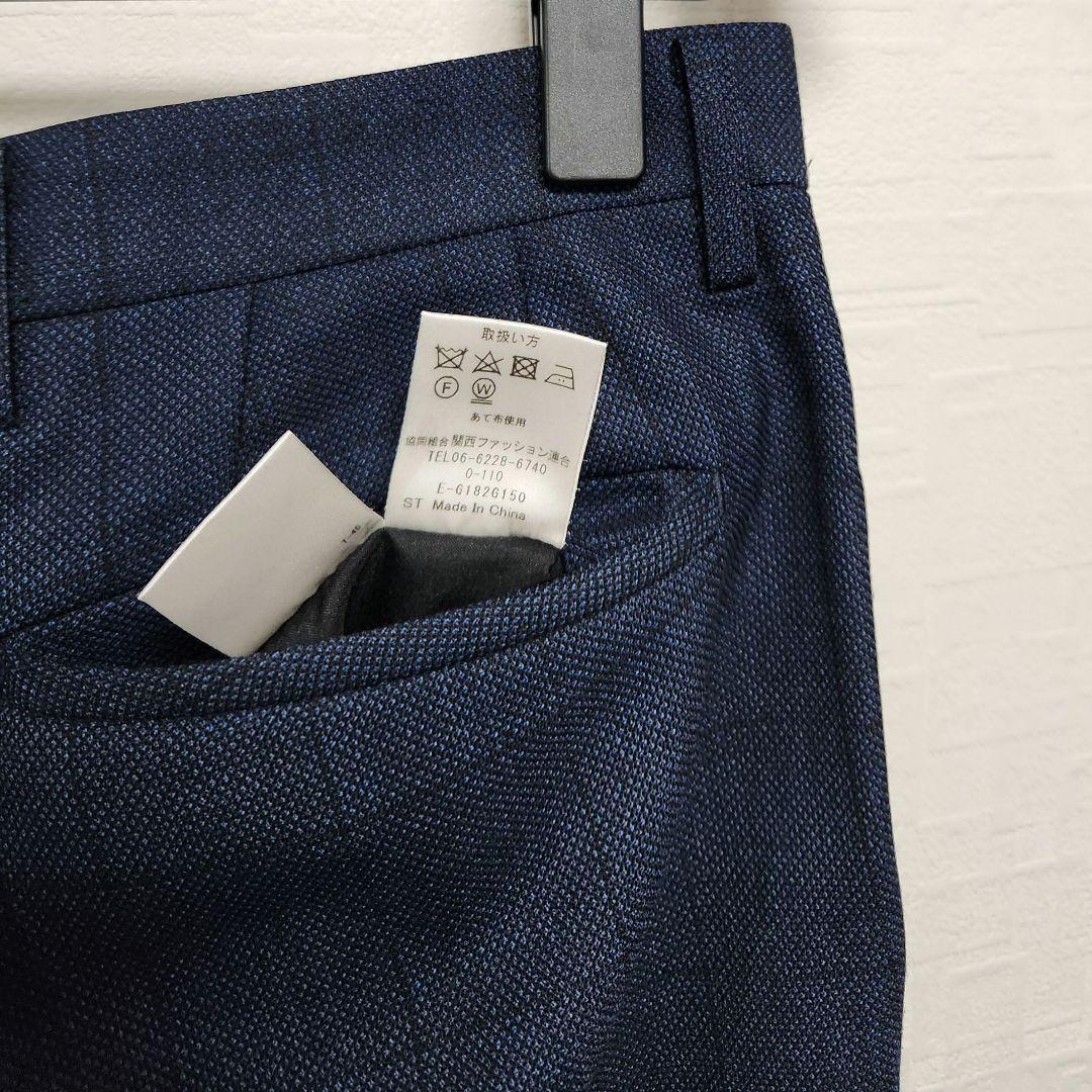 K*H様 オリヒカ　メンズ　スーツ　スリーピース　セットアップ　ブルー　チェック