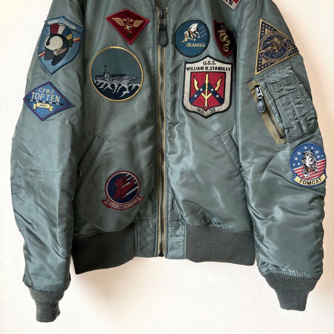 希少 XL アビレックス AVIREX トップガン MA-1 フライトジャケット
