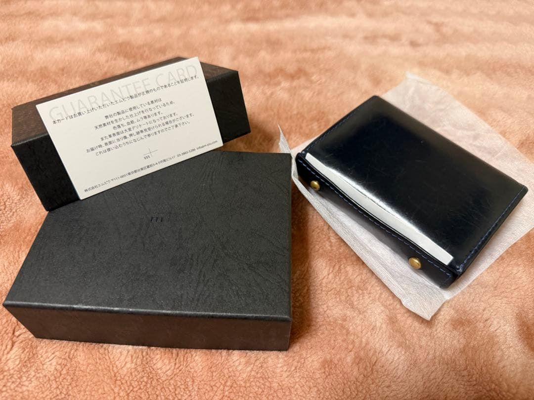 m+エムピウ ミッレフォッリエ ブルー 箱付き　正規品