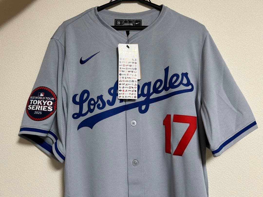 ドジャース 大谷翔平 ユニフォーム 東京シリーズ限定 グレー