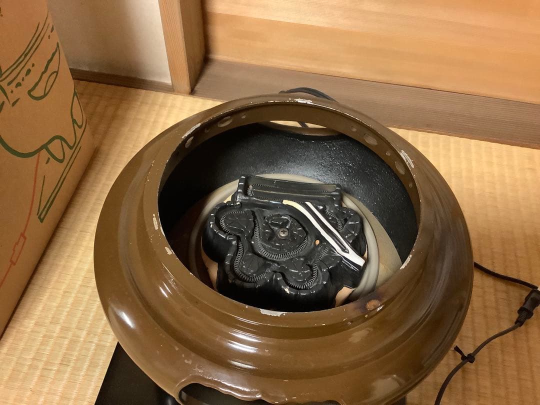 茶道具　朝鮮風炉セット　野々田