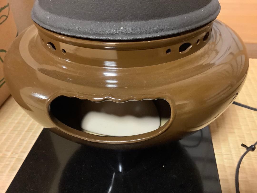 茶道具　朝鮮風炉セット　野々田