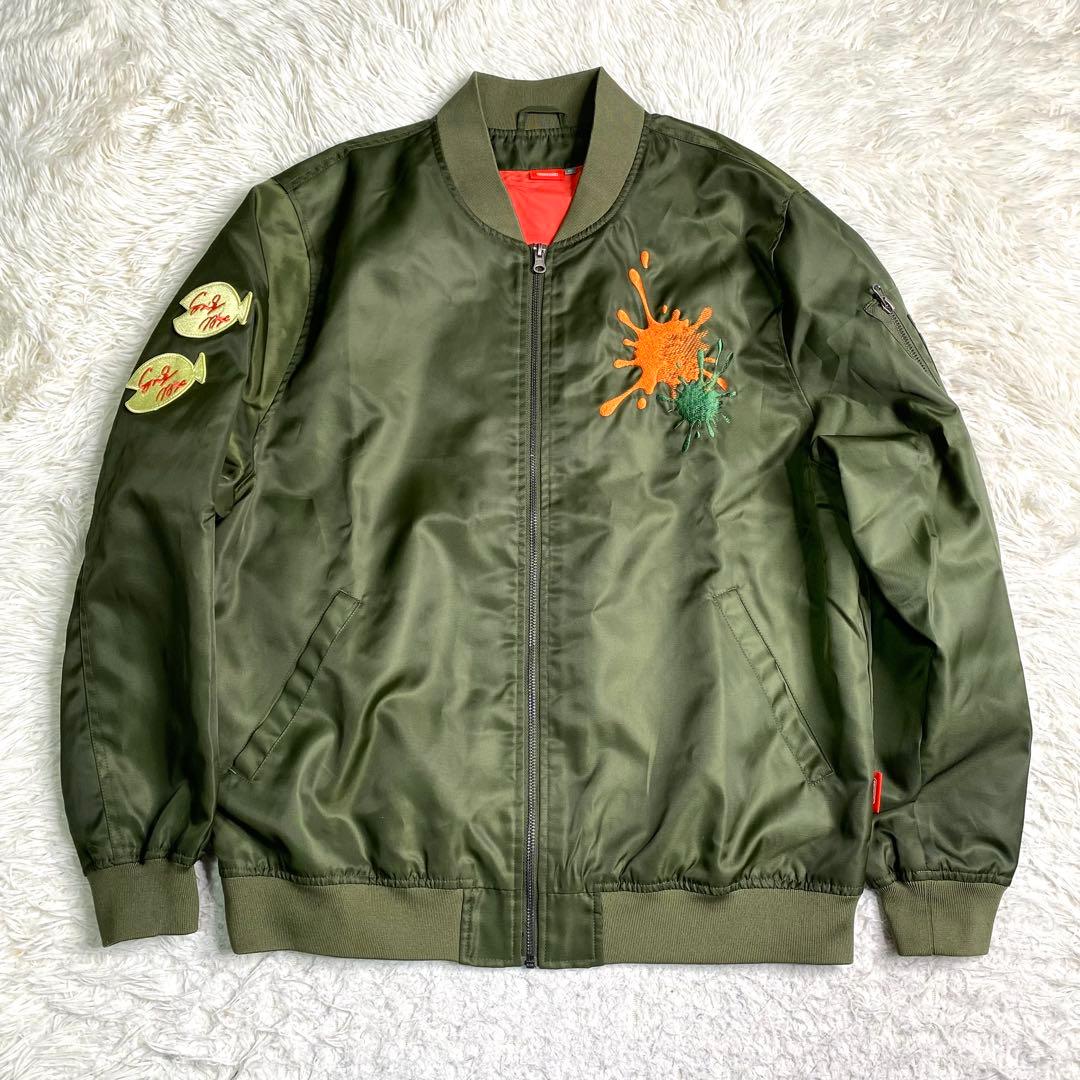 美品✨Nintendo サーモンラン ジャケット スプラトゥーン3 XL カーキ