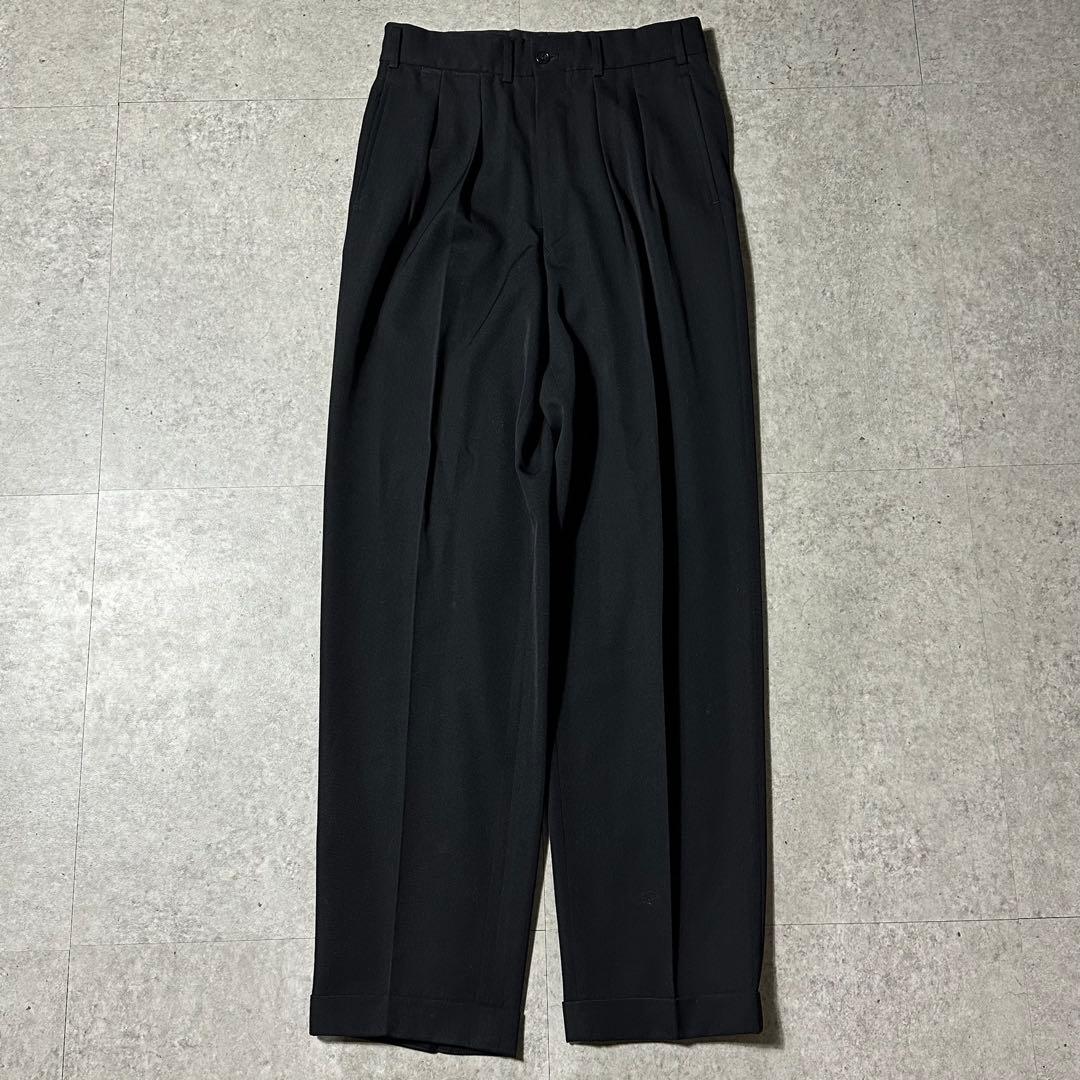 美品Y's for men LQ ウール 黒 ダブル セットアップ 96ss