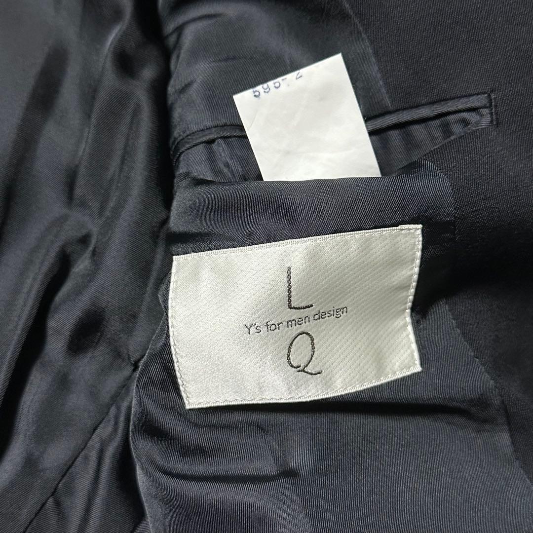 美品Y's for men LQ ウール 黒 ダブル セットアップ 96ss