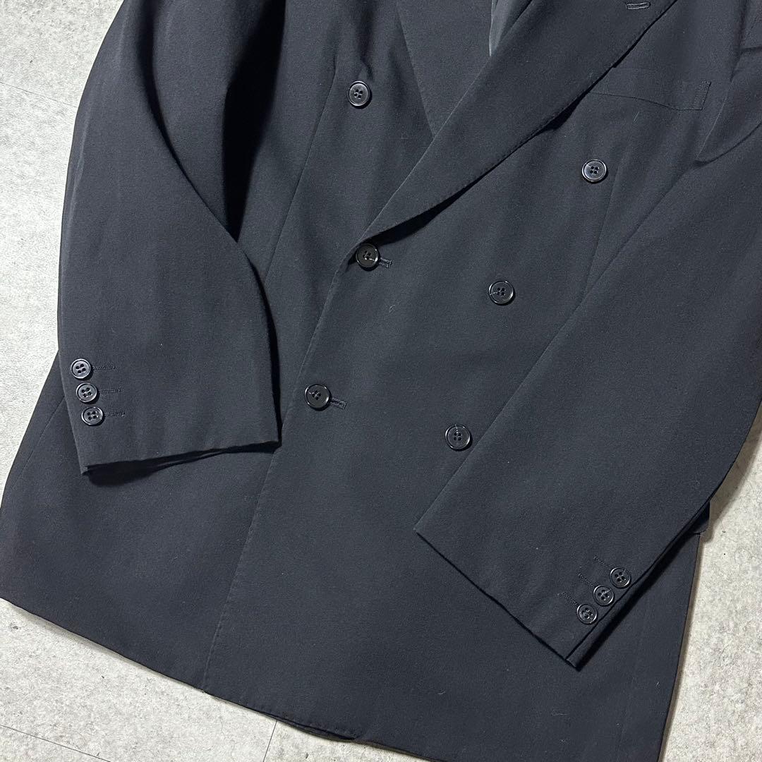美品Y's for men LQ ウール 黒 ダブル セットアップ 96ss