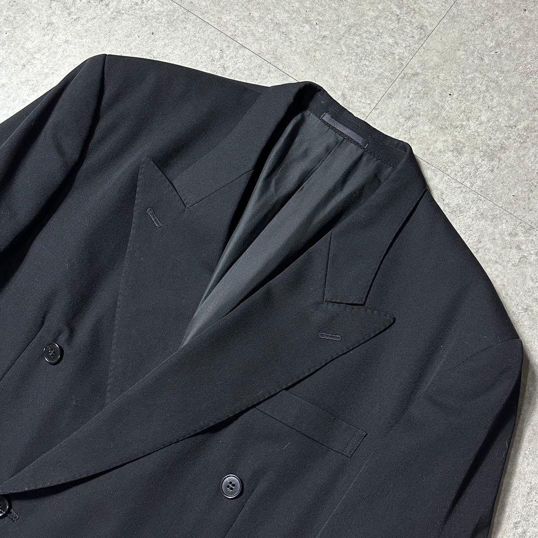 美品Y's for men LQ ウール 黒 ダブル セットアップ 96ss