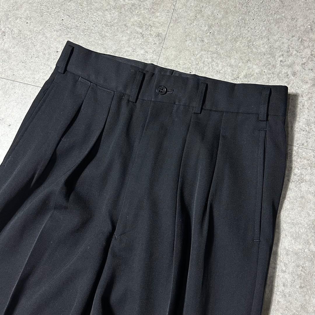 美品Y's for men LQ ウール 黒 ダブル セットアップ 96ss