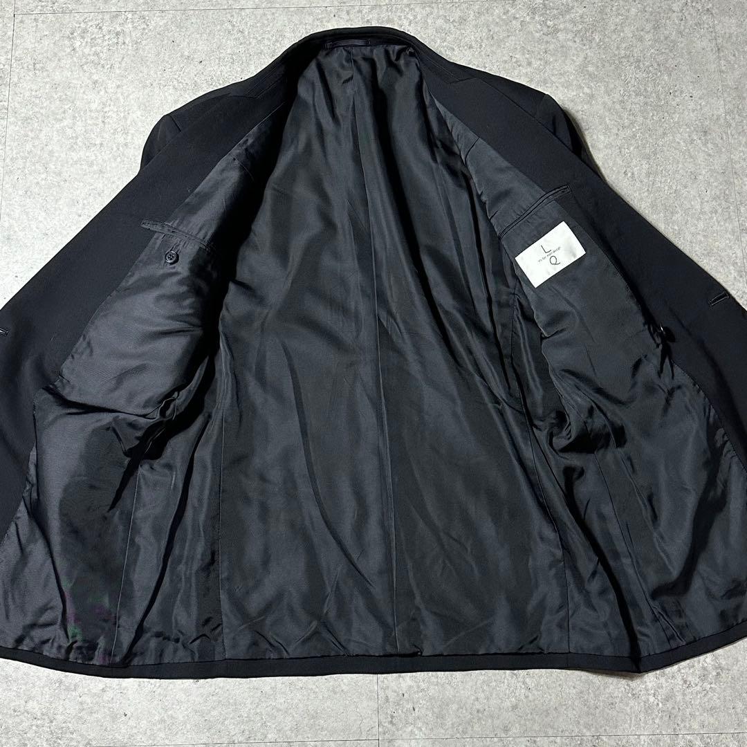 美品Y's for men LQ ウール 黒 ダブル セットアップ 96ss