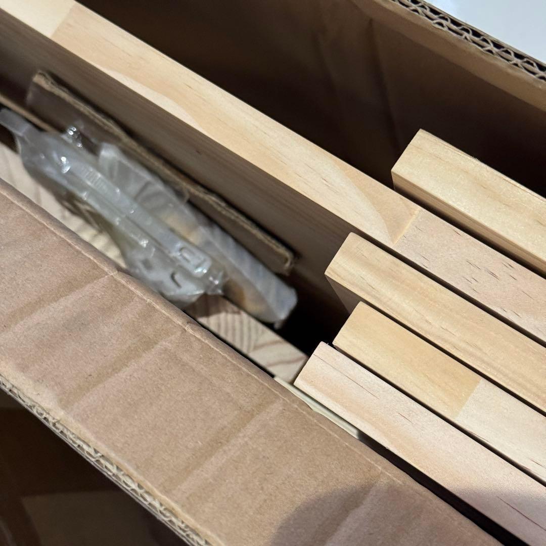 本棚 伸縮式本棚 オープンシェルフ 60〜110cm 天然木材　デスク収納棚