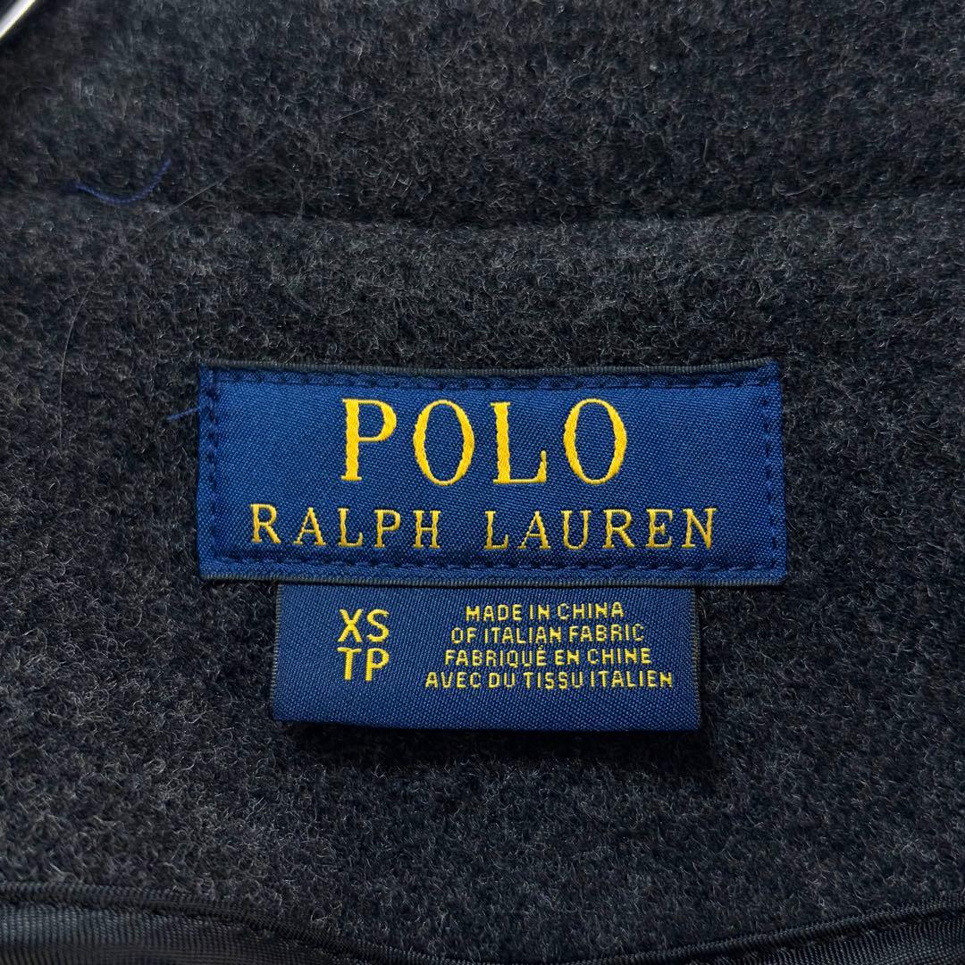 ☆ほぼ未使用☆ポロラルフローレン　ウールブレンドラップコート XS 国内正規