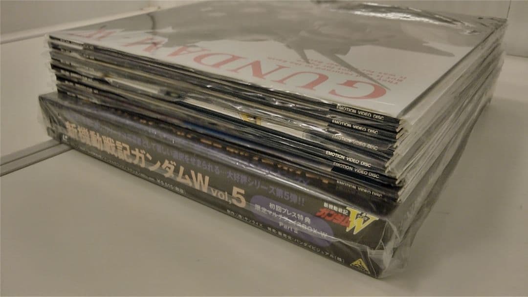 【絶版品】新機動戦記ガンダムW　LD全7枚　まとめ 帯付ジャケット買入手困難貴重