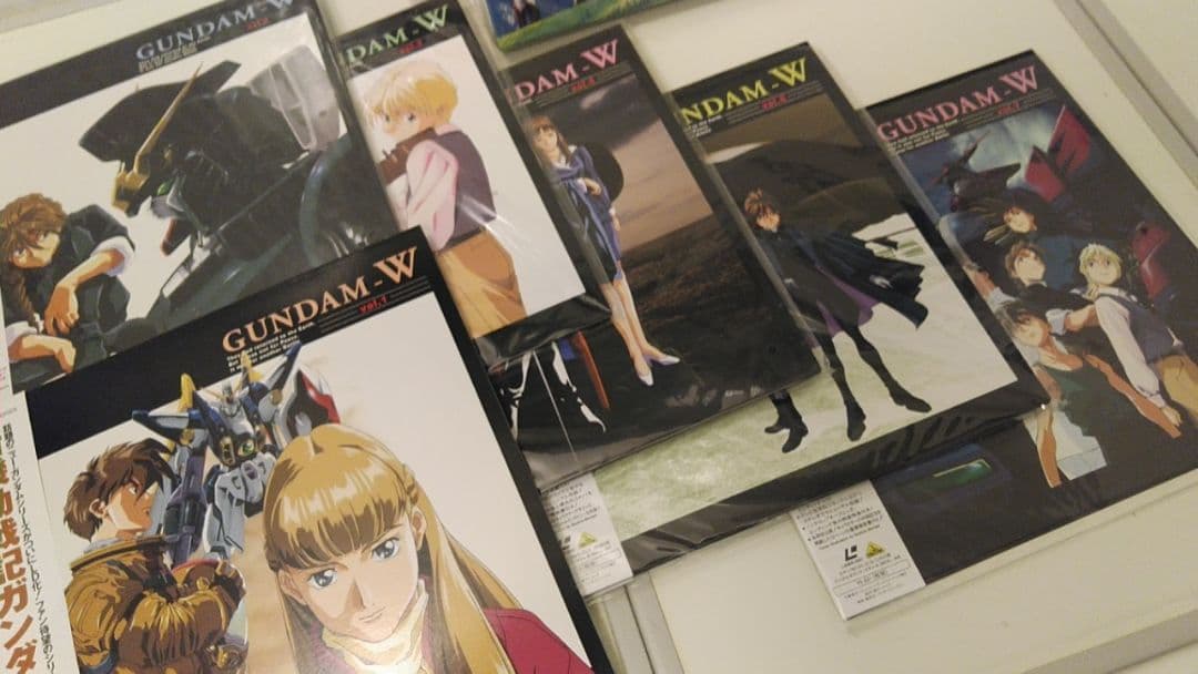 【絶版品】新機動戦記ガンダムW　LD全7枚　まとめ 帯付ジャケット買入手困難貴重
