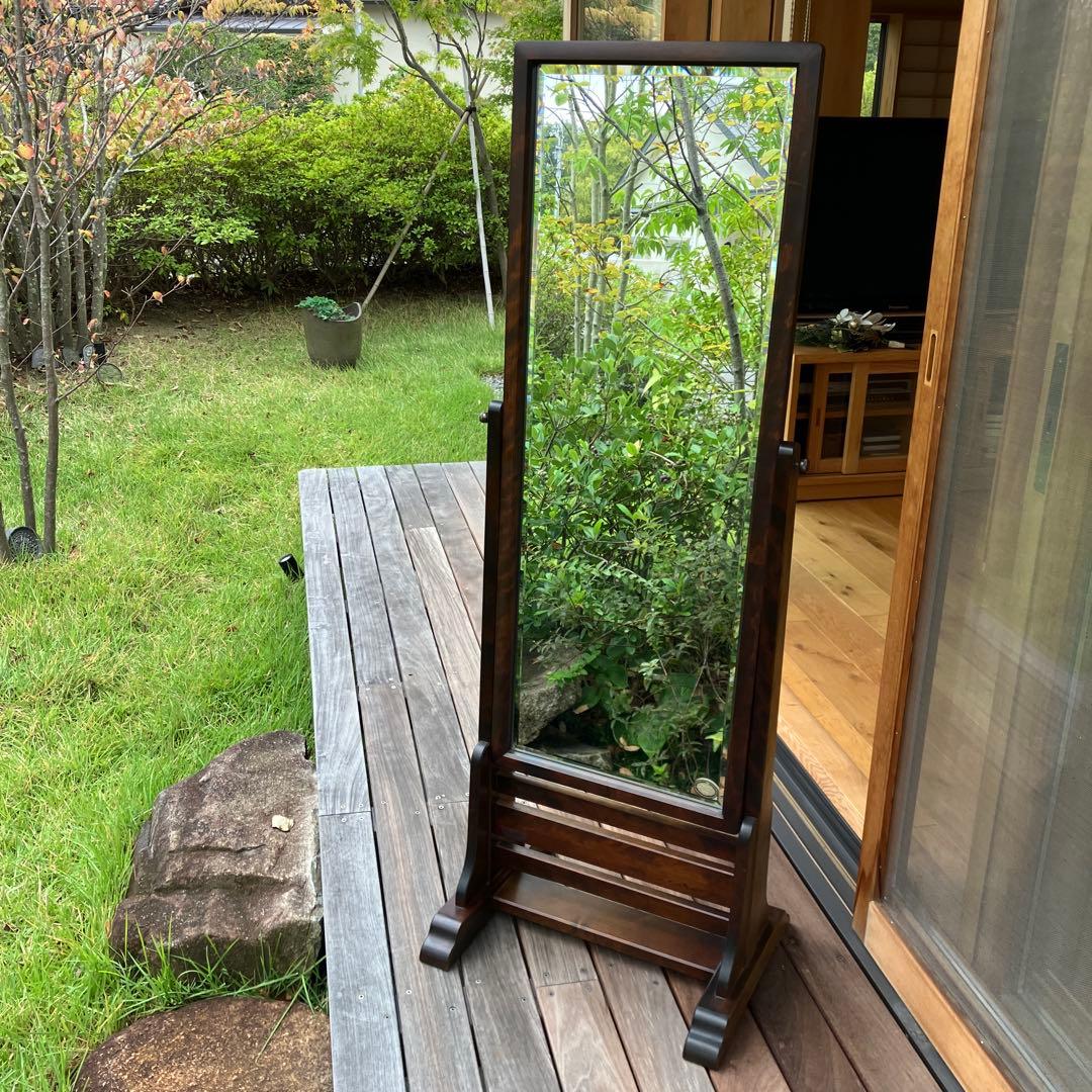 お値引き　北海道民芸家具　姿見