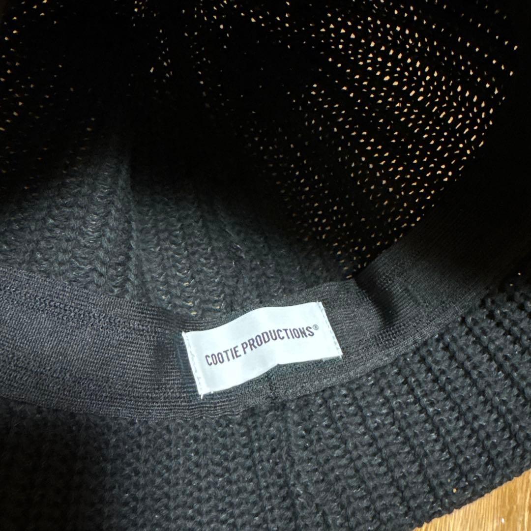 新品 COOTIE Crusher Hat ニットクラッシャーハット ブラック