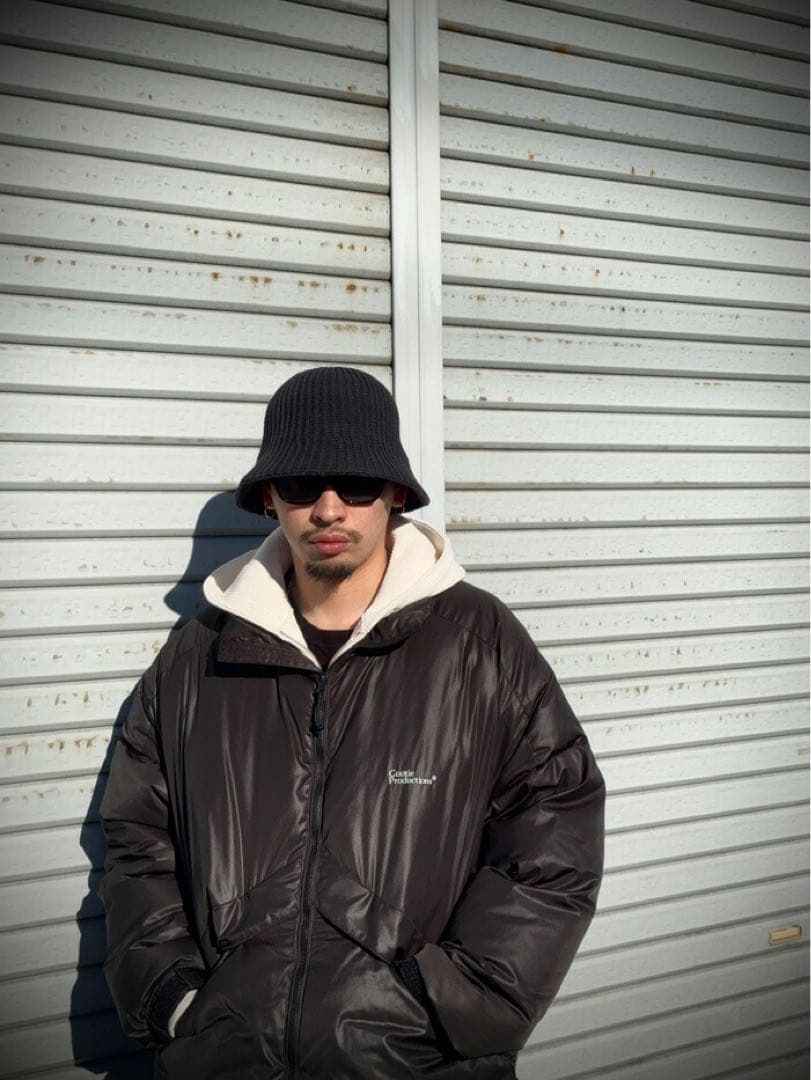 新品 COOTIE Crusher Hat ニットクラッシャーハット ブラック