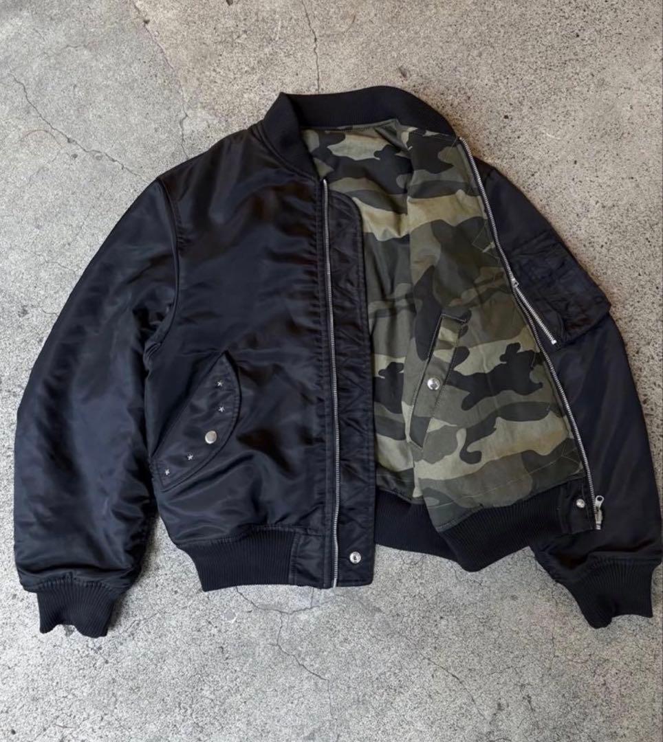 BELVET迷彩 MA-1ジャケット リバーシブル