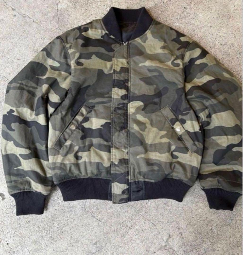 BELVET迷彩 MA-1ジャケット リバーシブル