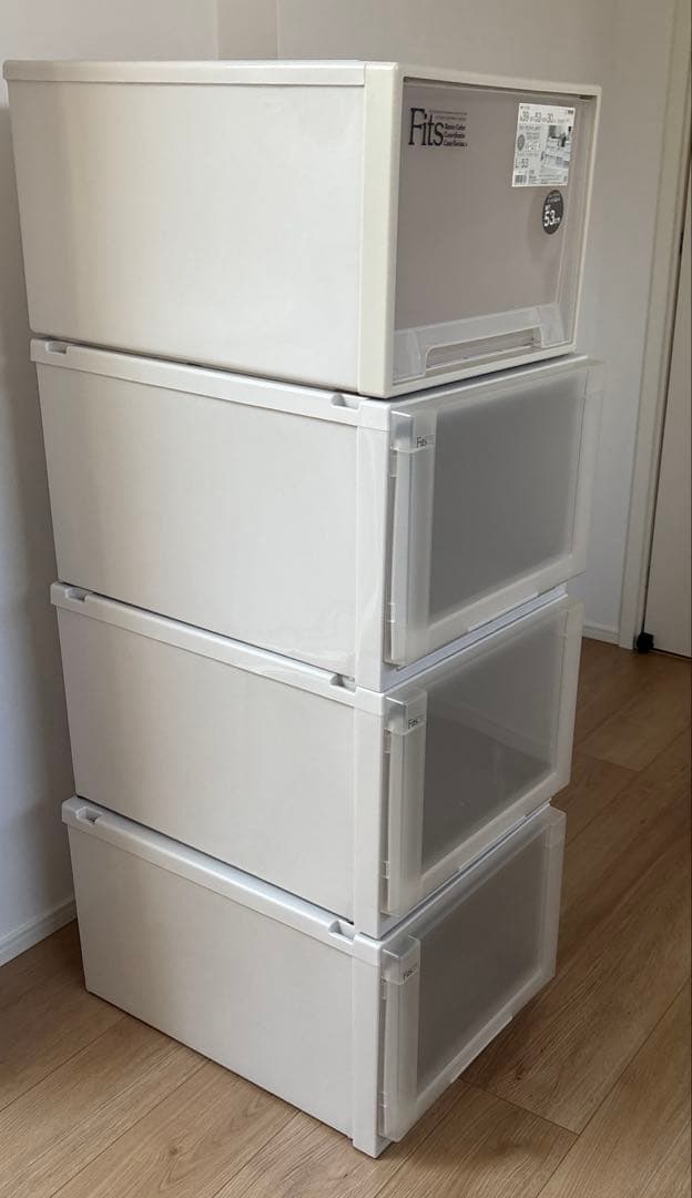 天馬フィッツケース　クローゼット　収納　衣装ケース4点セット