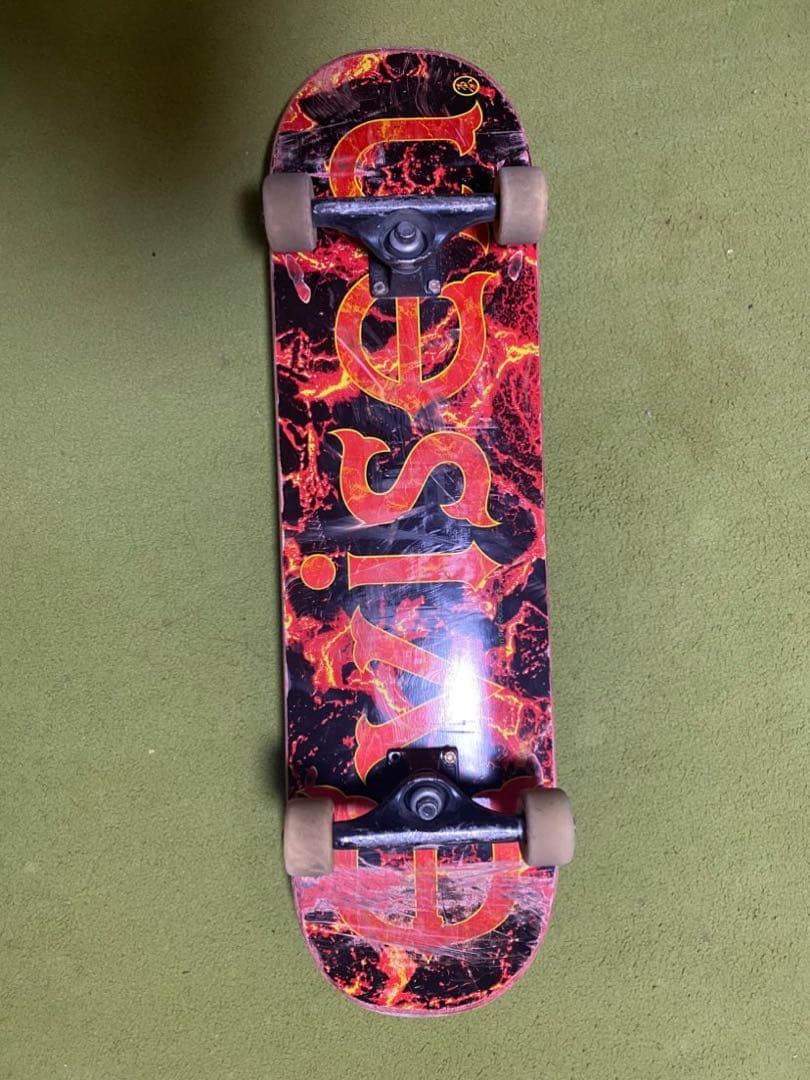 炎のグラフィック スケートボード コンプリート