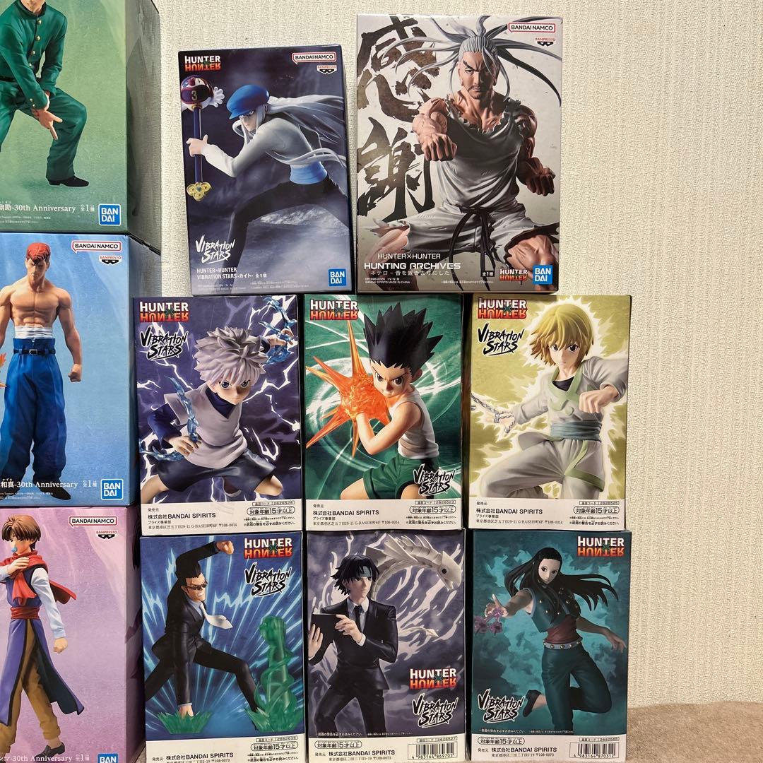 ハンターハンター 幽遊白書 17点セット フィギュア