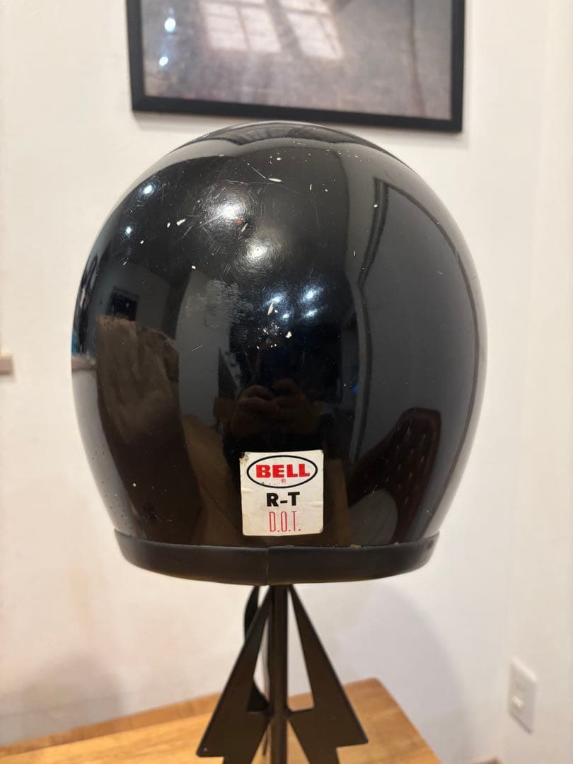 BELL R-T 黒 ジェットヘルメット Mサイズ　ビンテージ　rt