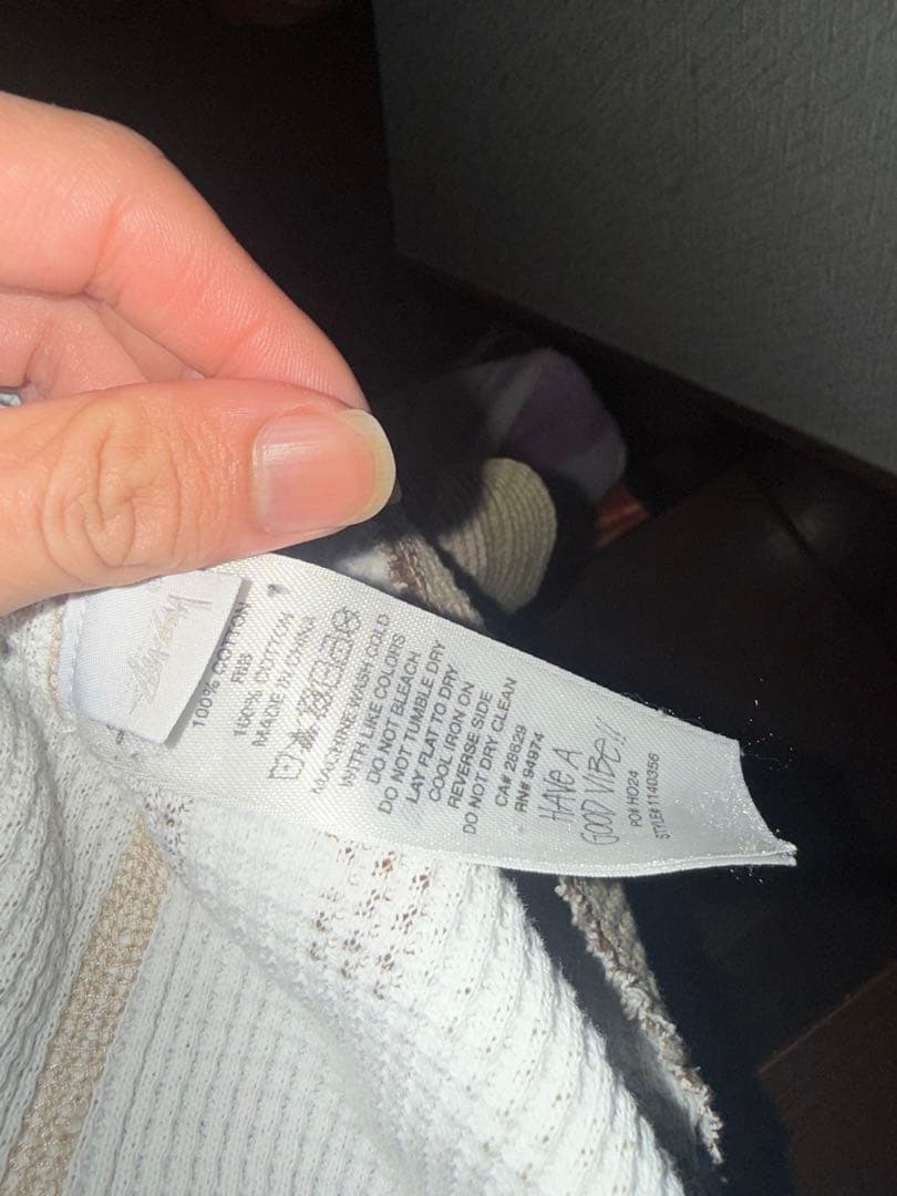 STUSSY BASIC THERMAL sand camo サーマル